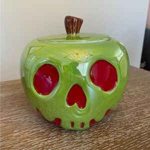 Disney Villians Poison Apple Canister / Cookie Jar. New never used.